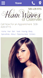 Mobile Screenshot of hairwavesofosterville.com