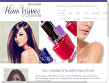 Tablet Screenshot of hairwavesofosterville.com